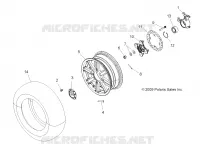 RADS, FRONT AND HUB