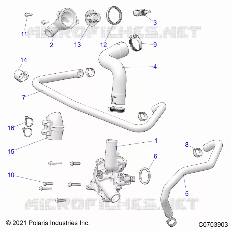 MOTOR, WATERPUMP AND BYPASS