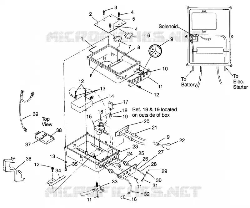 ELEKTRISCHE BOX SLT 700 B964166 and Intl. SLT 700 I964166 (4933923392B010)