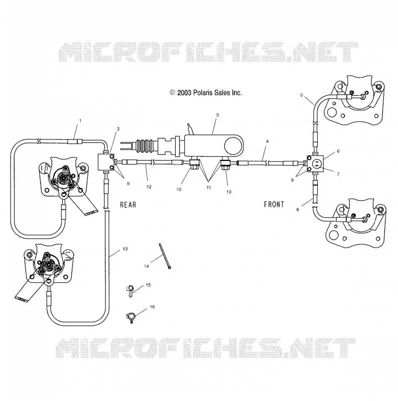 BREMSE LINES/MASTER CYLINDER