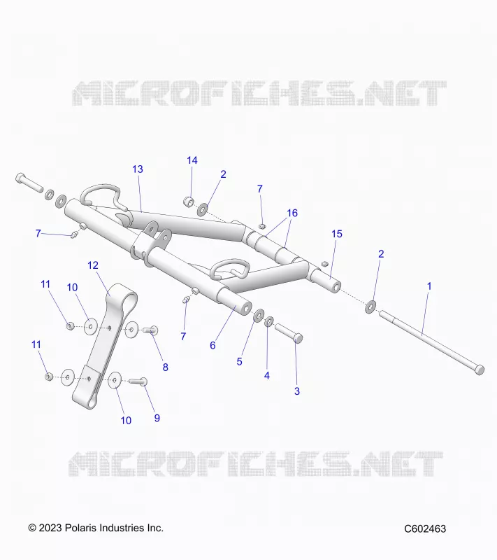 SUSPENSION, FRONT DREHMOMENTARM