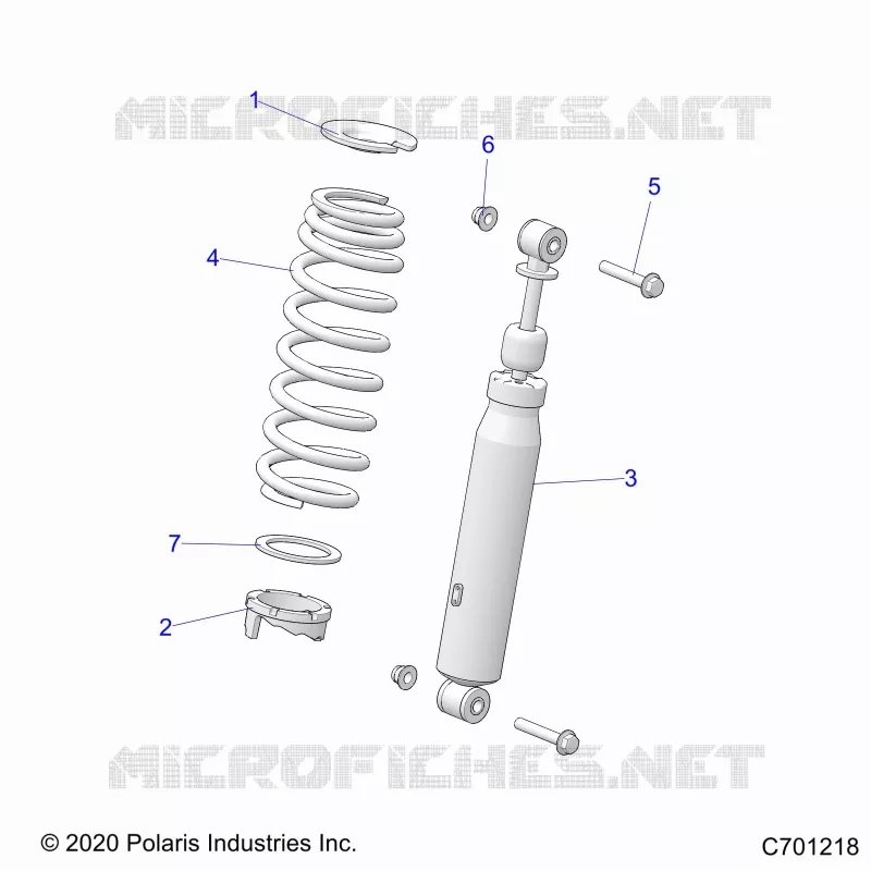 SUSPENSION, FRONT SHOCK MOUNTING