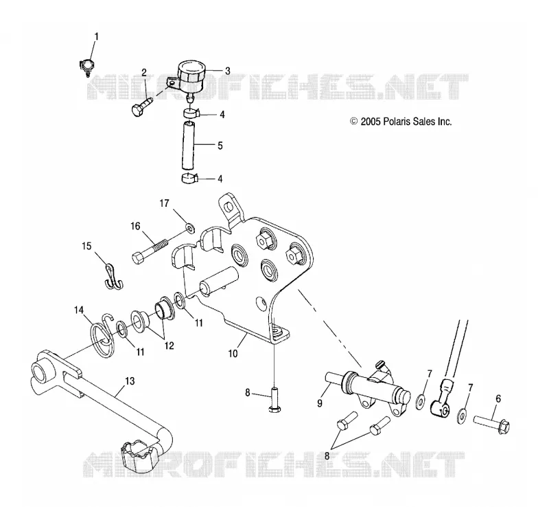 BREMSE MASTER CYLINDER, REAR