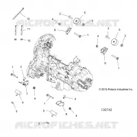 ENGINE, MOUNTING AND ÃŒBERTRAGUNG MOUNTING