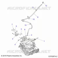 ANTRIEB, MAIN GEARCASE MOUNTING -Z24G4C92AN/BN (C0702874-2)