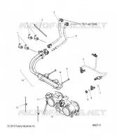 FUEL SYSTEM, RAIL, LINES AND DROSSELN BODY