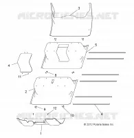 BODENBLECH, PLASTIC W/NINE 8V BATTERIE OPTION