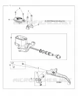 VORDERBREMSE BRAKE LEVER AND MASTER CYLINDER (FROM 1/24/2017)