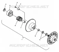 angetriebene Kupplungs ASSEMBLY SPORT 0940443 and SPORT SKS 0940243 (4925052505028A)
