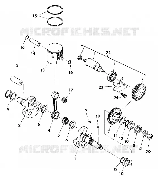 KURBELWELLE AND PISTON ASSEMBLY (4918531853036A)