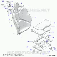 SITZ ASM., REAR, PREMIUM/DELUXE