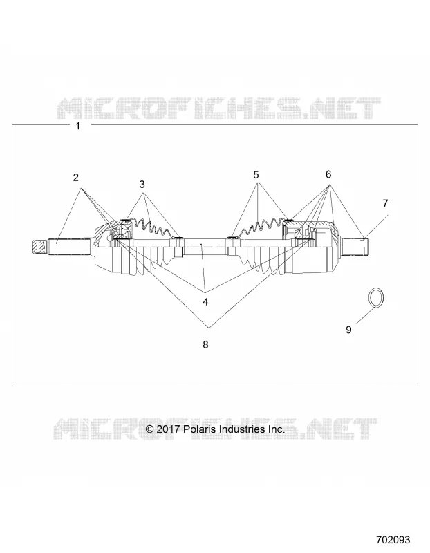 DRIVE TRAIN, GETRIEBE VORNE SHAFT