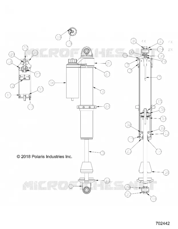 FRONT SUSPENSION SHOCK INTERNALS
