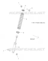 SUSPENSION, FEDER MOUNTING