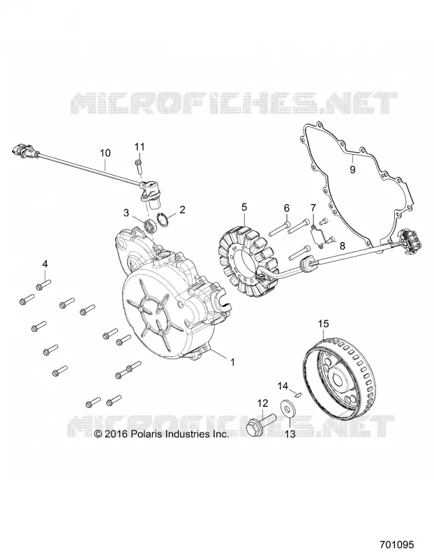 MOTOR, STATOR AND COVER