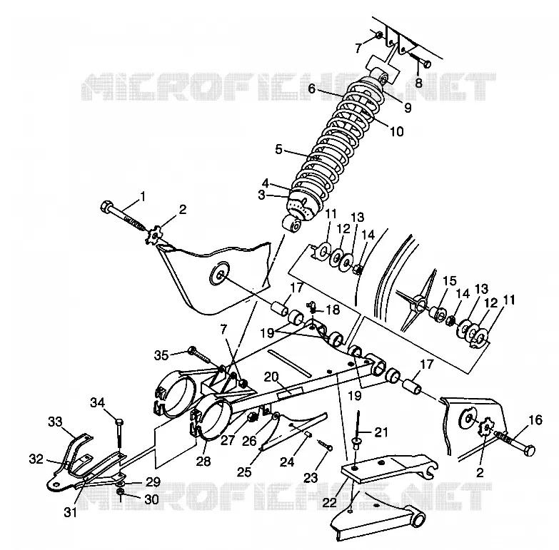 Schwingarm   SCHOCK XPLORER 300 W98CC28C (4945264526B014)