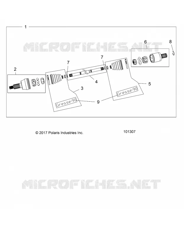 ANTRIEB, DRIVE SHAFT, FRONT