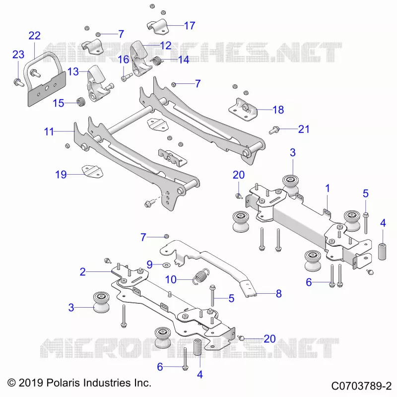 SITZ MOUNTING, FRONT