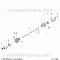 ANTRIEB, DRIVE SHAFT, FRONT