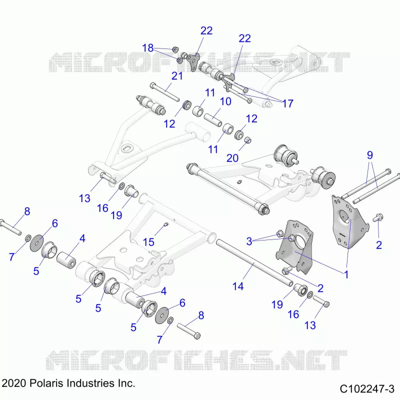 SUSPENSIONDLE CONTROL ARM MOUNTING- A23S6E57F1/FK (C102247-3)