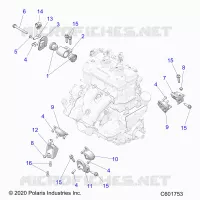 MOTOR, MOUNTING & LONG BLOCK