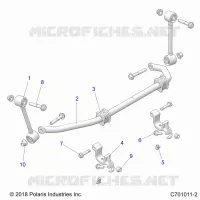 SUSPENSION, FRONT STABILISATORSTANGE- Z22NAE99FK/NK (C701011-2)
