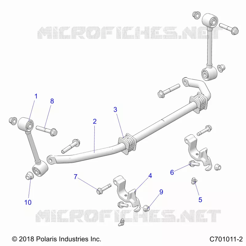 SUSPENSION, FRONT STABILISATORSTANGE- Z22NAE99FK/NK (C701011-2)