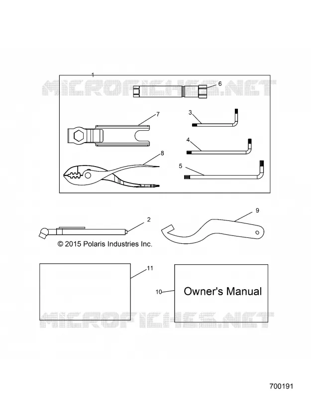 REFERENCES, TOOL KIT AND BEDIENUNGSANLEITUNGS