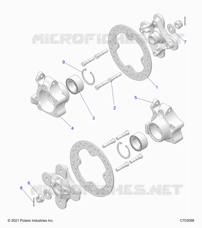 SUSPENSION, HECKTRÃ¤GER AND HUB