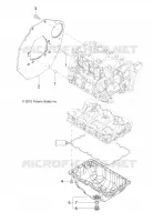 MOTOR, MOUNTING FLANGE AND ÖLWANNE