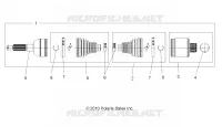 DRIVE TRAIN, HINTEN DRIVE SHAFT