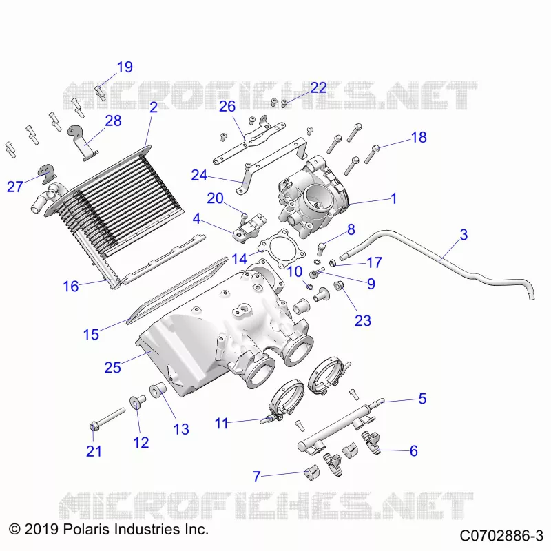 ENGINE, LUFTEINLASS MANIFOLD