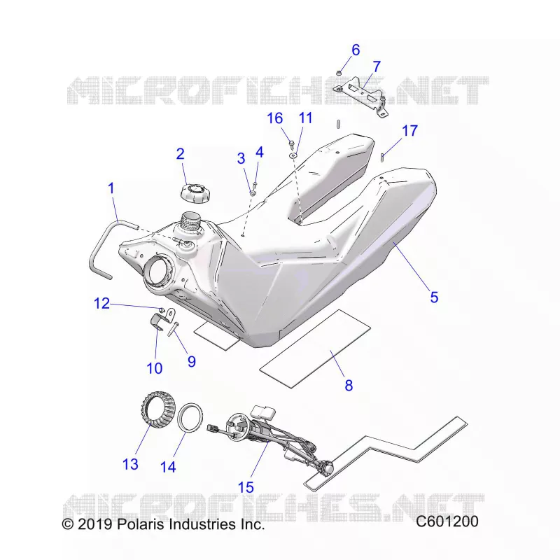 KRAFTSTOFFSYSTEM, FUEL TANK ASM.