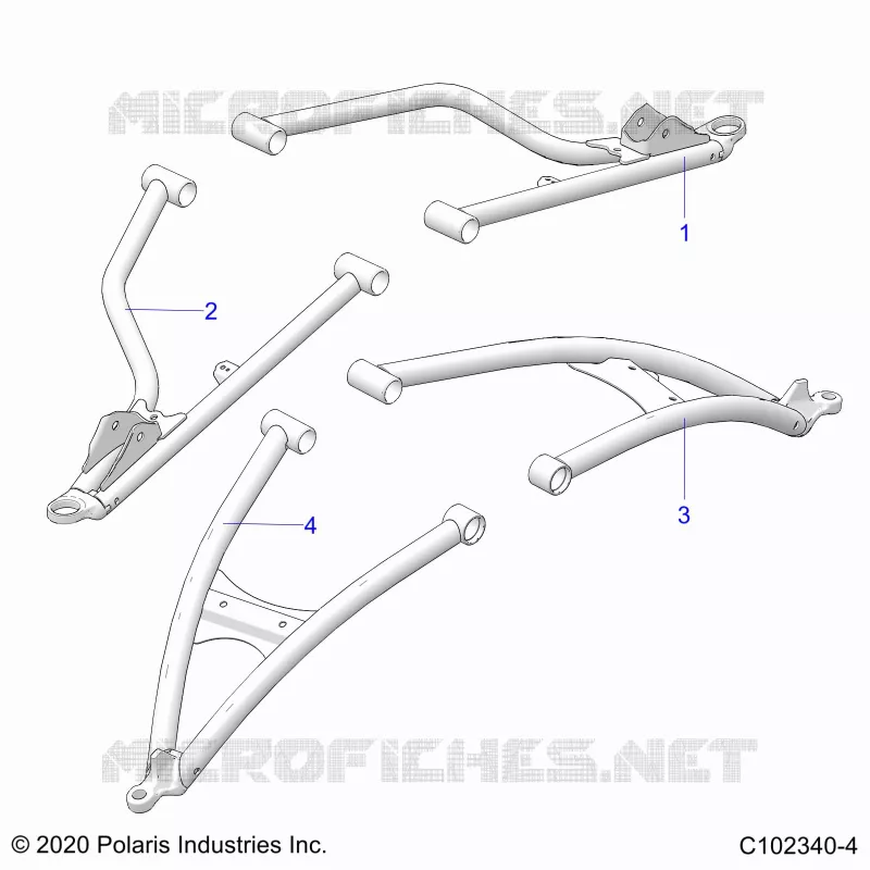 FRONT SUSPENSION A-ARMS
