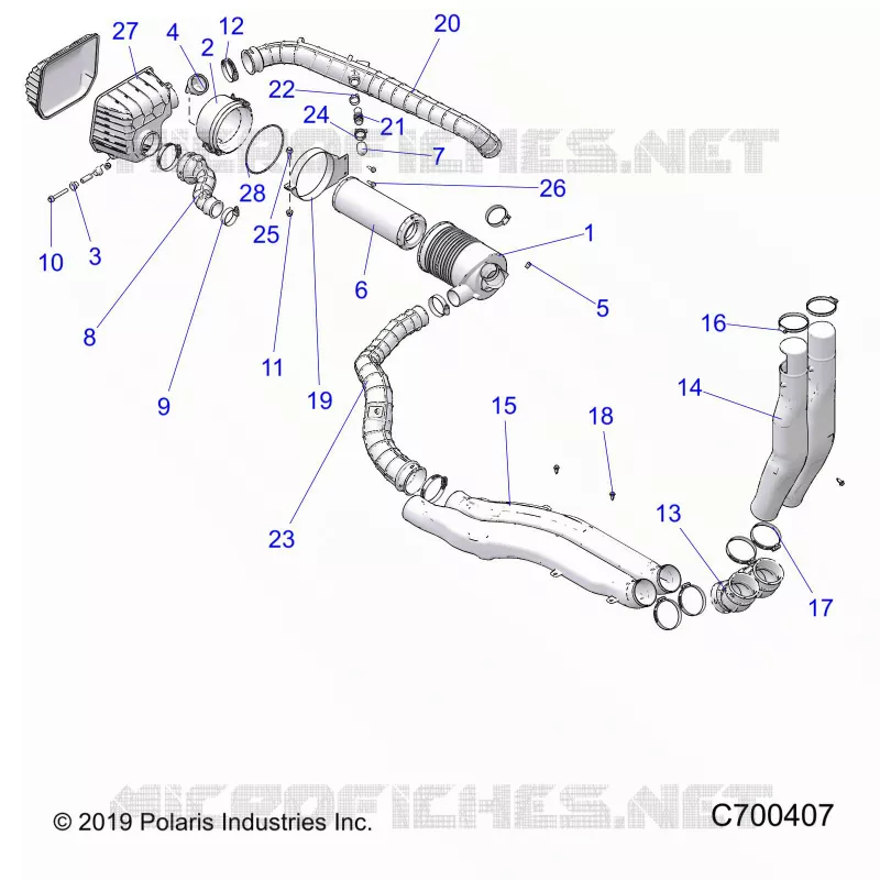 ENGINE, LUFTEINLASS SYSTEM