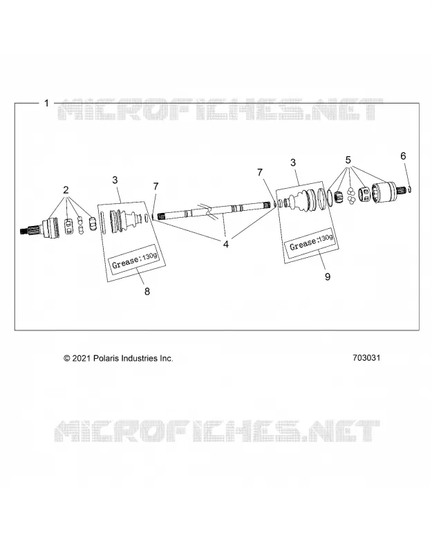 DRIVE TRAIN, HALF HINTERWELLE