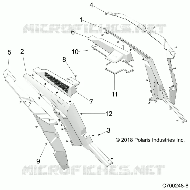 KOTFLÃŒGEL HINTENS AND BEZELS- Z20NAE92AL/AR/BL/BR (C700248-8)