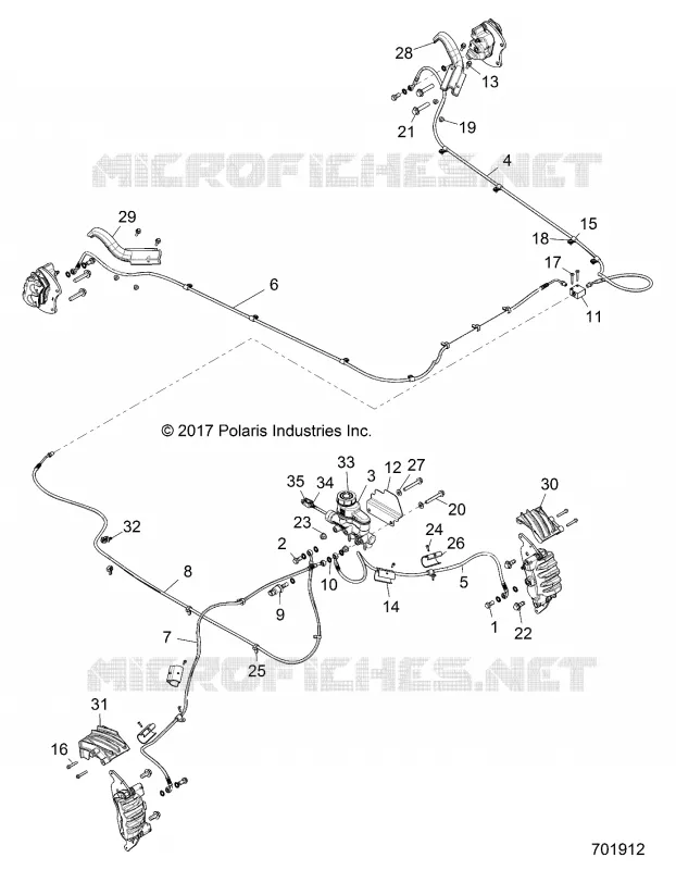 BRAKE LINES AND MASTER CYLINDER
