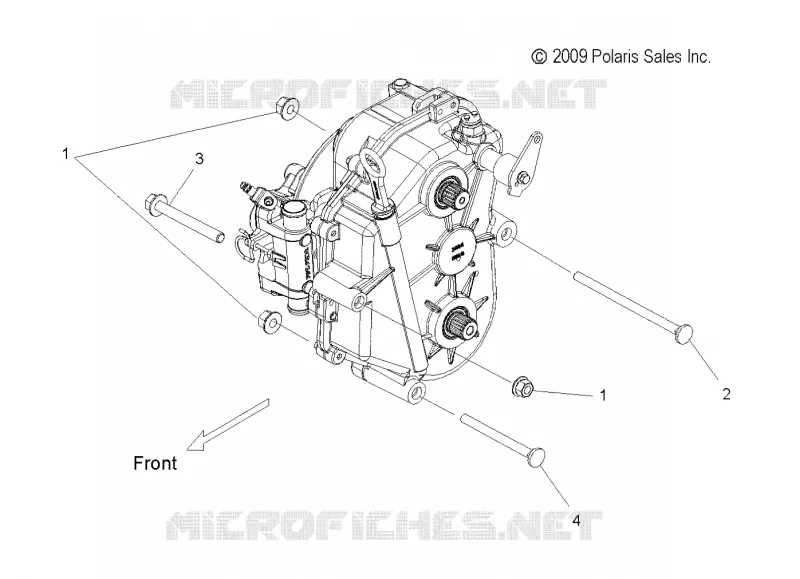 ANTRIEB, GEARCASE MOUNTING