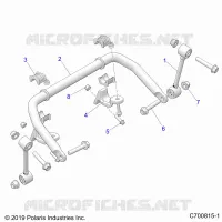 SUSPENSION, FRONT STABILISATORSTANGE