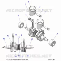 ENGINE, PISTON AND KURBELWELLE