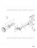 ENGINE, TREIBSTOFF CAMSHAFT AND GOVERNOR SHAFT