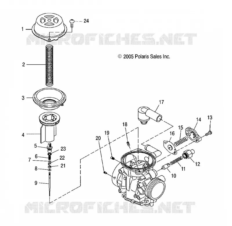 MOTOR, VERGASER, UPPER