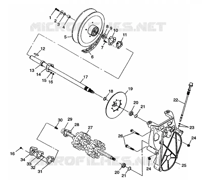 ANTRIEB 600 XC 0981758 (4944194419B010)
