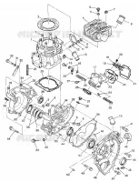 CRANKCASE AND ZYLINDER SPORTSMAN 400L W97AC38C (4939673967D001)