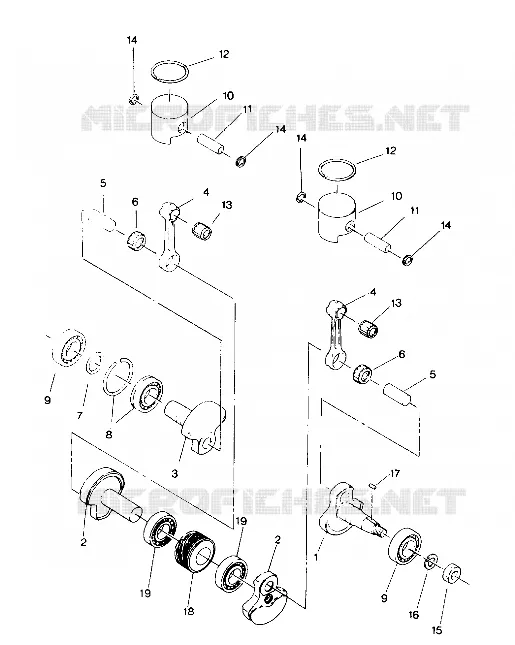 KOLBEN AND KURBELWELLE INDY LITE (4919311931027A)