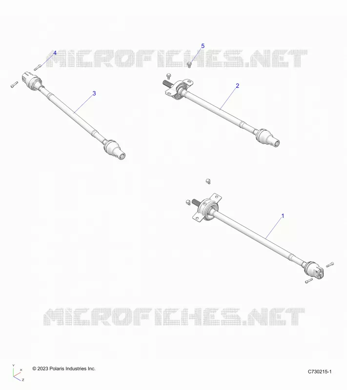 ANTRIEB, FRONT, MID, REAR PROP SHAFT