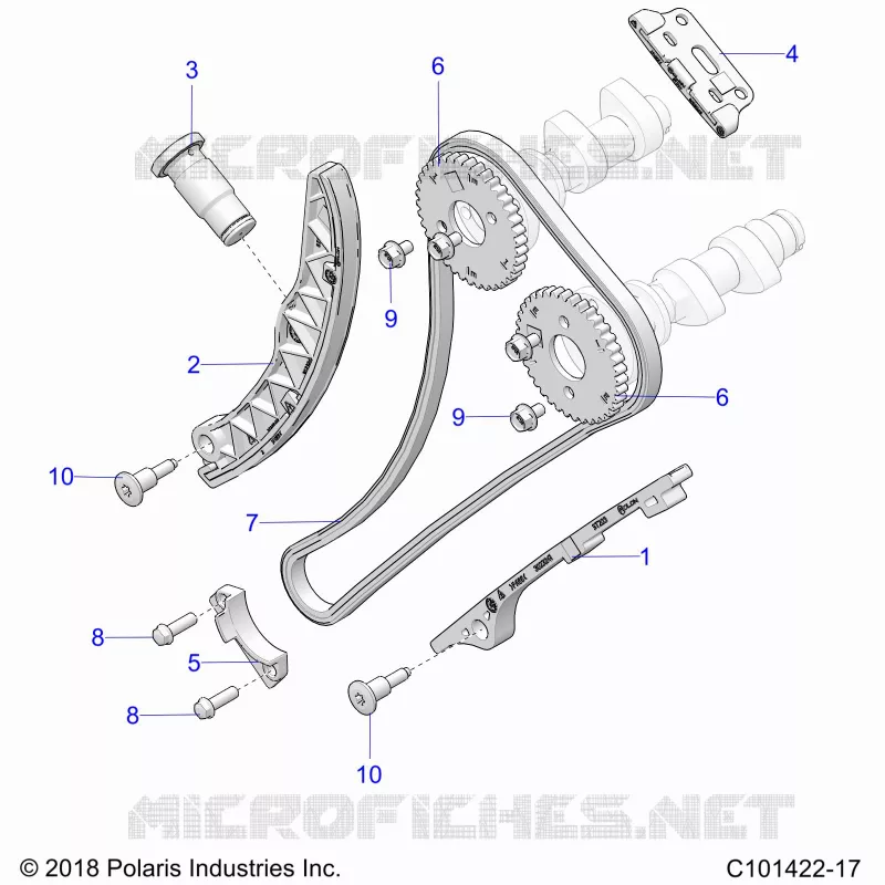CAM CHAIN AND SPROCKET