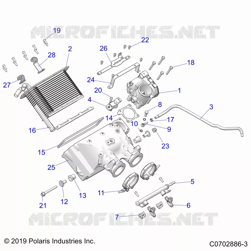 ENGINE, LUFTEINLASS MANIFOLD