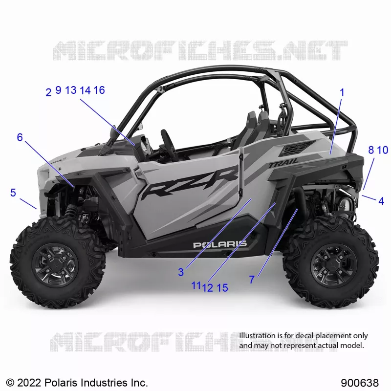 DECALSS, AND COMPONENTS 3PC